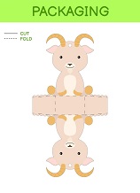 çocuklar için hazır hayvan model maketi şablonu, paper craft model animals